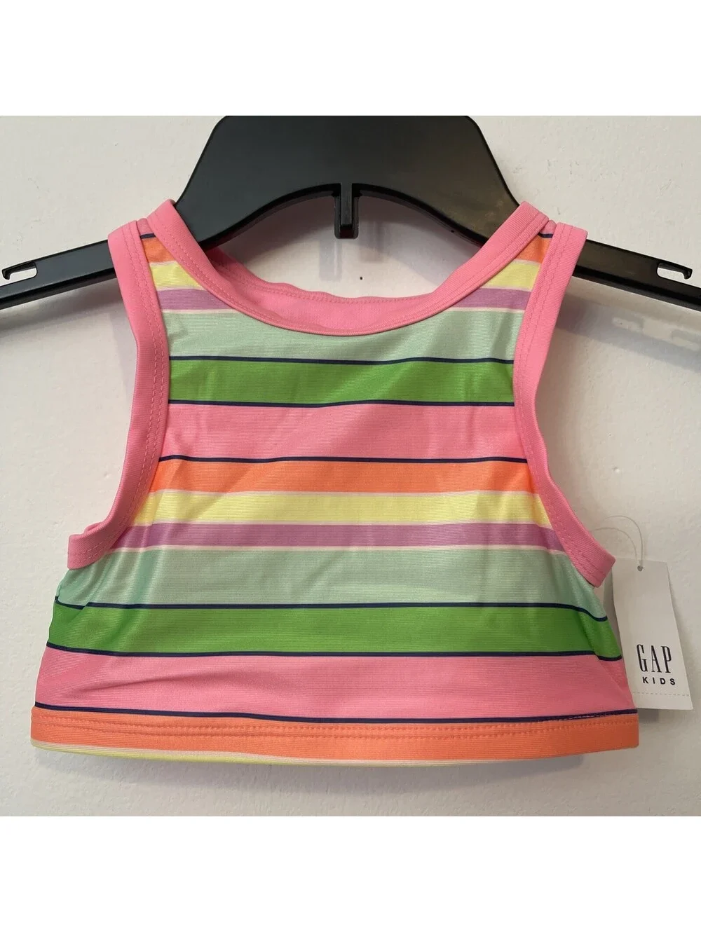 Gap Kids Girls XS 4-5 Colorful Striped Bikini Swim Top NWT! A5366